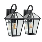 Black Transparent Outdoor Hanging Light