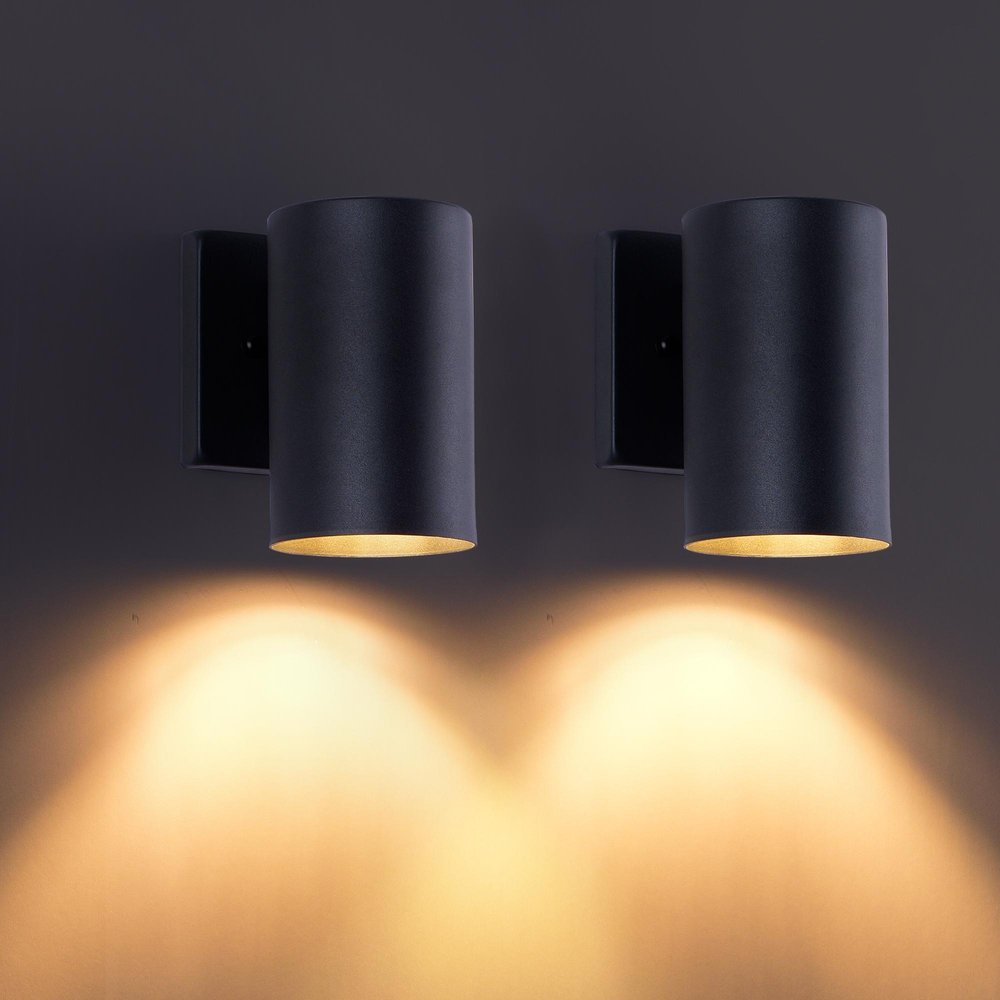 Black Transparent Outdoor Hanging Light