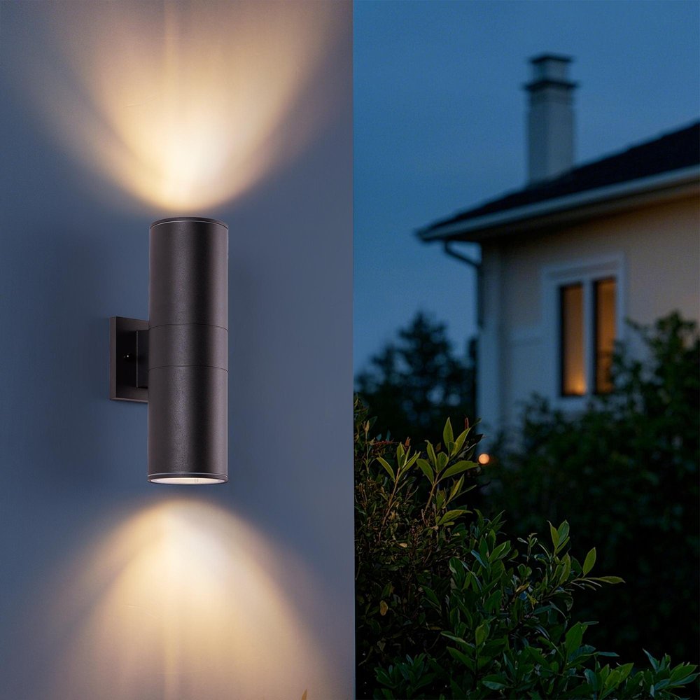 Black Transparent Outdoor Hanging Light