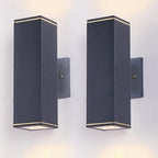 Black Transparent Outdoor Hanging Light