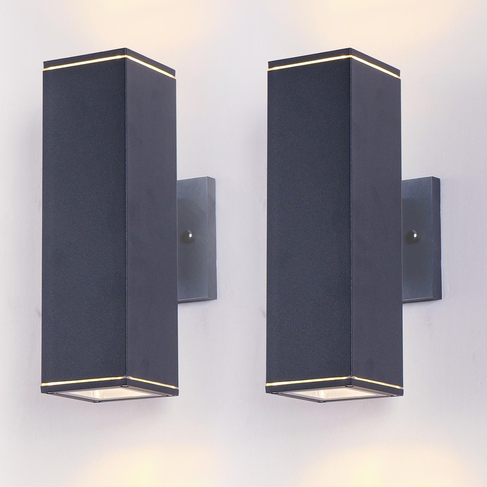 Black Transparent Outdoor Hanging Light