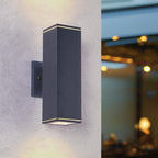 Black Transparent Outdoor Hanging Light