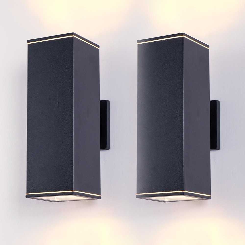 Black Transparent Outdoor Hanging Light