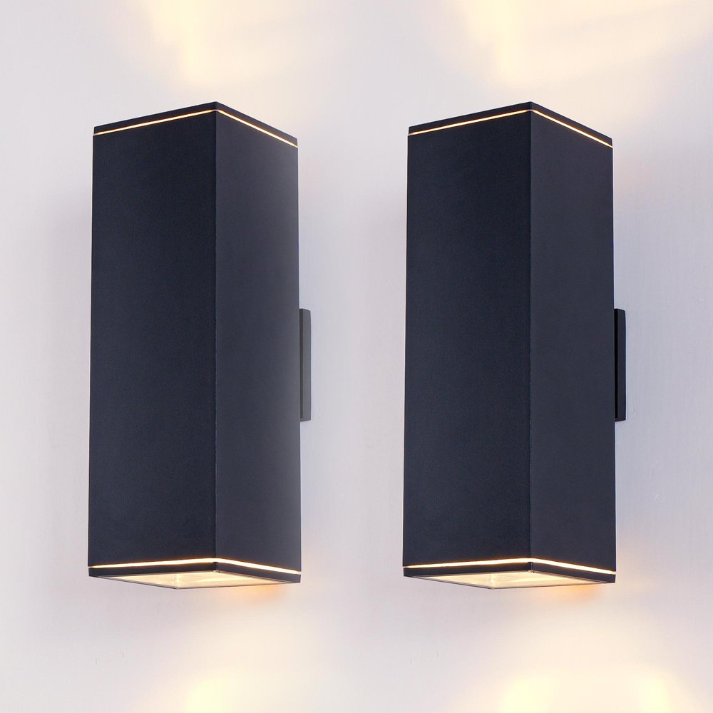 Black Transparent Outdoor Hanging Light