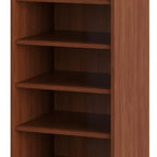 White Ten Pair Solid WoodShoe Storage Cabinet