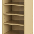 White Ten Pair Solid WoodShoe Storage Cabinet