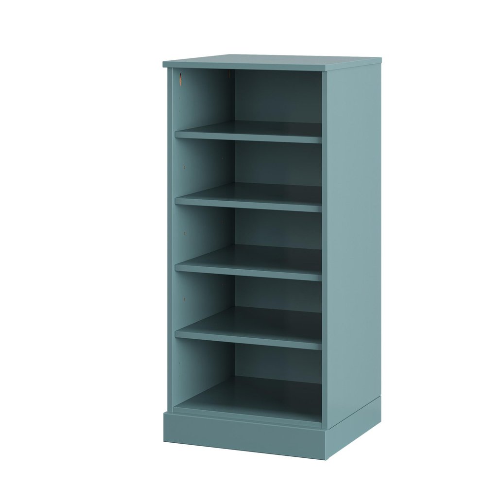 White Ten Pair Solid WoodShoe Storage Cabinet