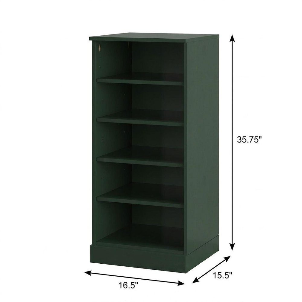 White Ten Pair Solid WoodShoe Storage Cabinet