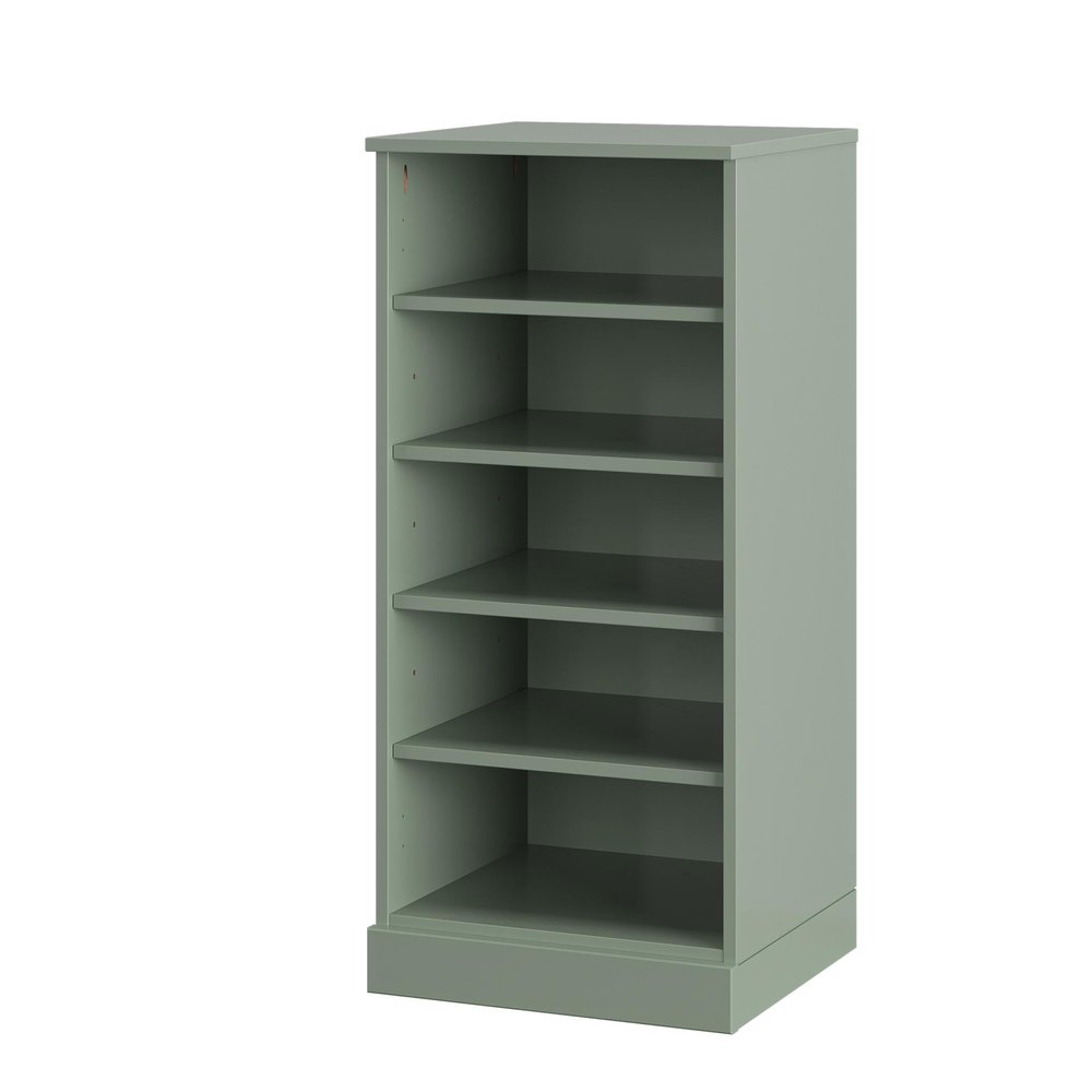 White Ten Pair Solid WoodShoe Storage Cabinet