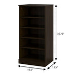 White Ten Pair Solid WoodShoe Storage Cabinet