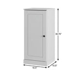 White Ten Pair Solid WoodShoe Storage Cabinet