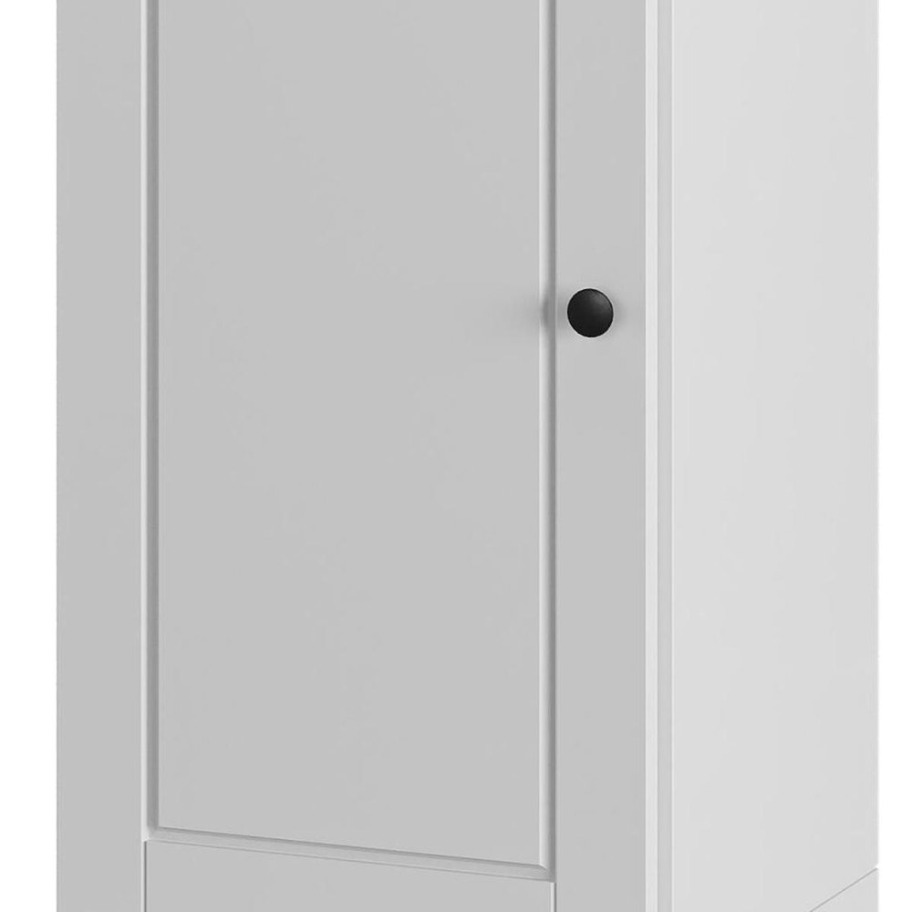 White Ten Pair Solid WoodShoe Storage Cabinet