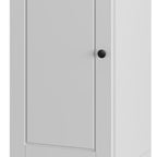 White Ten Pair Solid WoodShoe Storage Cabinet