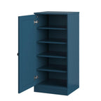 White Ten Pair Solid WoodShoe Storage Cabinet