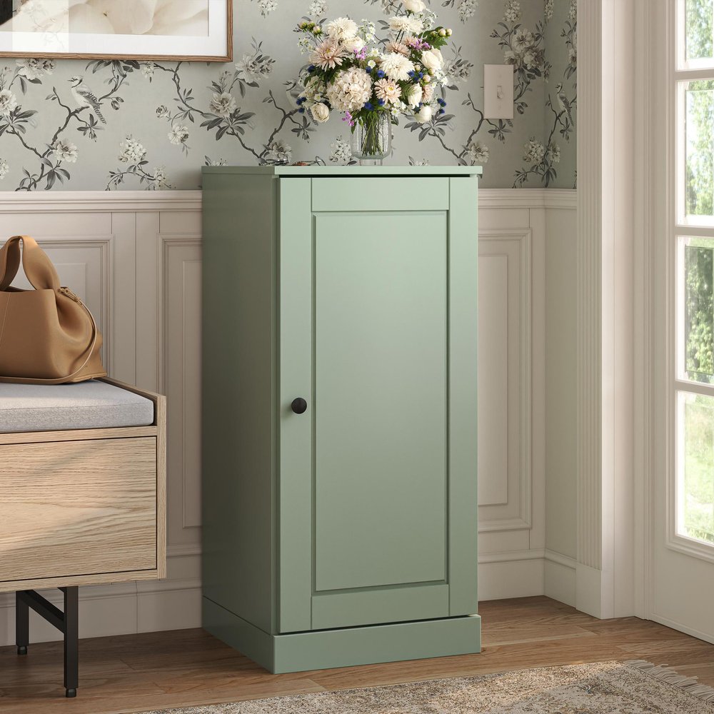 White Ten Pair Solid WoodShoe Storage Cabinet