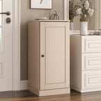 White Ten Pair Solid WoodShoe Storage Cabinet