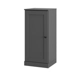 Gray Ten Pair Solid WoodShoe Storage Cabinet