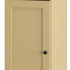 Yellow Ten Pair Solid WoodShoe Storage Cabinet