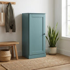 Aqua Ten Pair Solid WoodShoe Storage Cabinet