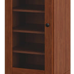 Coffee Ten Pair Solid WoodShoe Storage Cabinet