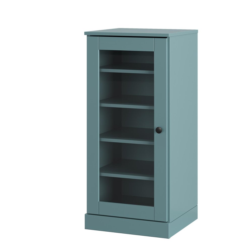 Aqua Ten Pair Solid WoodShoe Storage Cabinet