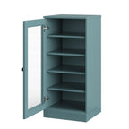 Aqua Ten Pair Solid WoodShoe Storage Cabinet