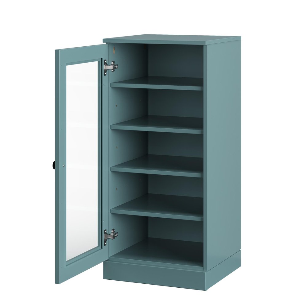 Aqua Ten Pair Solid WoodShoe Storage Cabinet