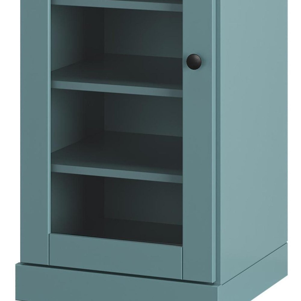 Aqua Ten Pair Solid WoodShoe Storage Cabinet