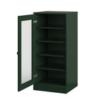 Green Ten Pair Solid WoodShoe Storage Cabinet