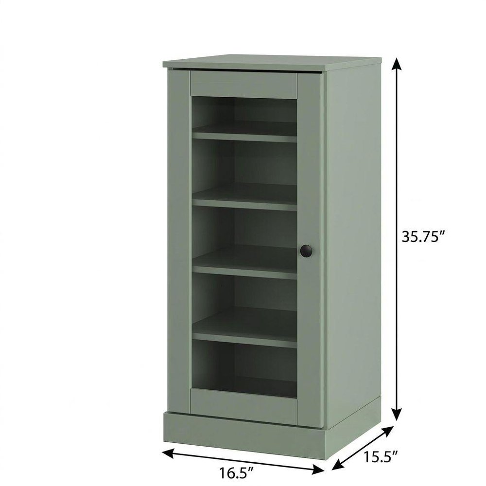 Sage Ten Pair Solid WoodShoe Storage Cabinet