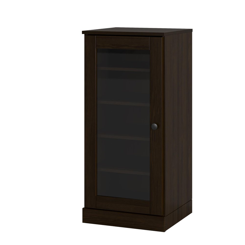 Espresso Ten Pair Solid WoodShoe Storage Cabinet