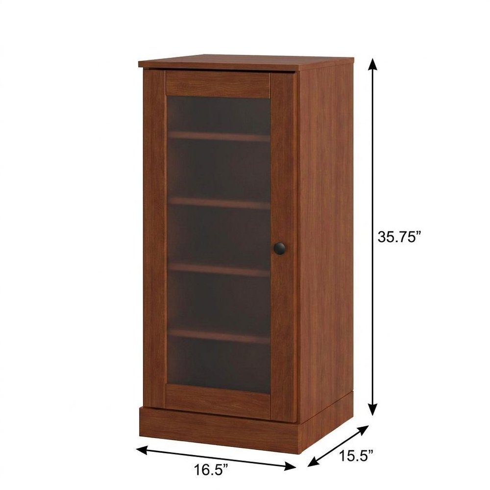 Coffee Ten Pair Solid WoodShoe Storage Cabinet
