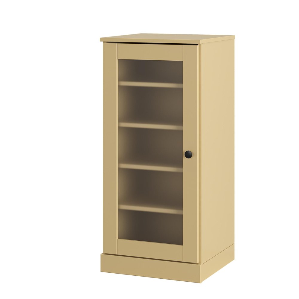 Yellow Ten Pair Solid WoodShoe Storage Cabinet