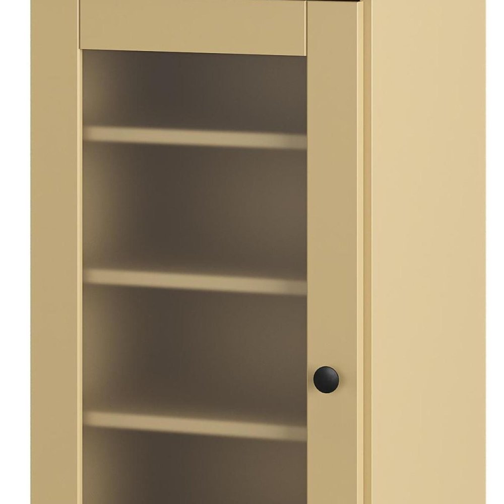 Yellow Ten Pair Solid WoodShoe Storage Cabinet