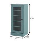 Aqua Ten Pair Solid WoodShoe Storage Cabinet