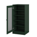 Green Ten Pair Solid WoodShoe Storage Cabinet