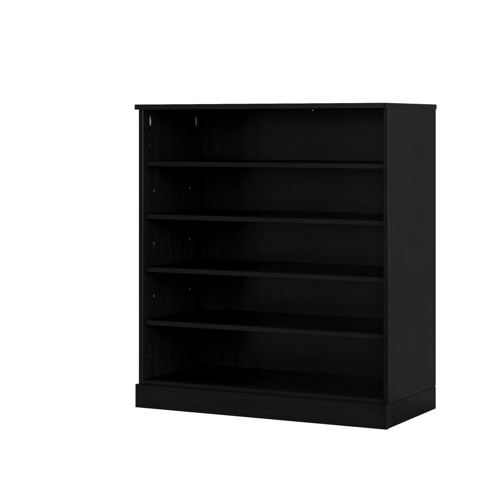 Black Twenty Pair Solid WoodShoe Storage Cabinet