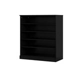 Black Twenty Pair Solid WoodShoe Storage Cabinet
