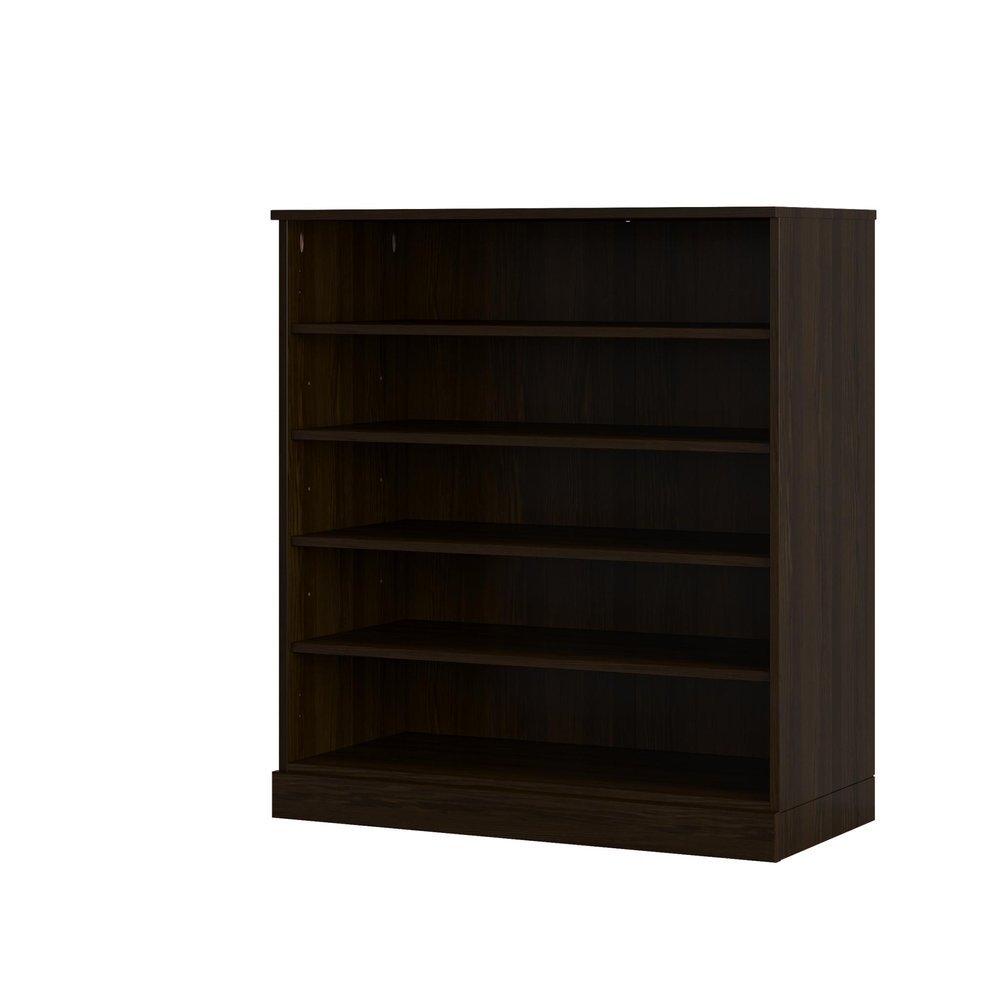Espresso Twenty Pair Solid WoodShoe Storage Cabinet