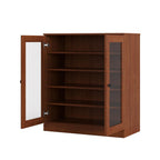 Coffee Twenty Pair Solid WoodShoe Storage Cabinet