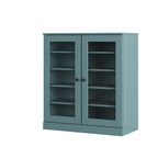 Aqua Twenty Pair Solid WoodShoe Storage Cabinet