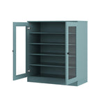Aqua Twenty Pair Solid WoodShoe Storage Cabinet