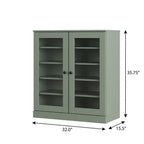 Sage Twenty Pair Solid WoodShoe Storage Cabinet