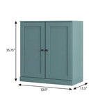 Aqua Twenty Pair Solid WoodShoe Storage Cabinet