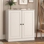 White Twenty Pair Solid WoodShoe Storage Cabinet