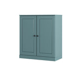 Aqua Twenty Pair Solid WoodShoe Storage Cabinet