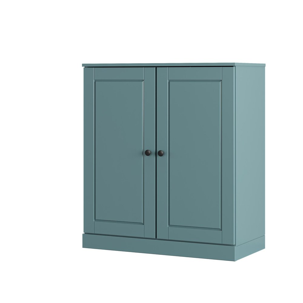 Aqua Twenty Pair Solid WoodShoe Storage Cabinet