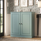 Aqua Twenty Pair Solid WoodShoe Storage Cabinet