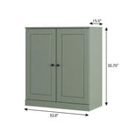 Sage Twenty Pair Solid WoodShoe Storage Cabinet