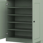 Sage Twenty Pair Solid WoodShoe Storage Cabinet